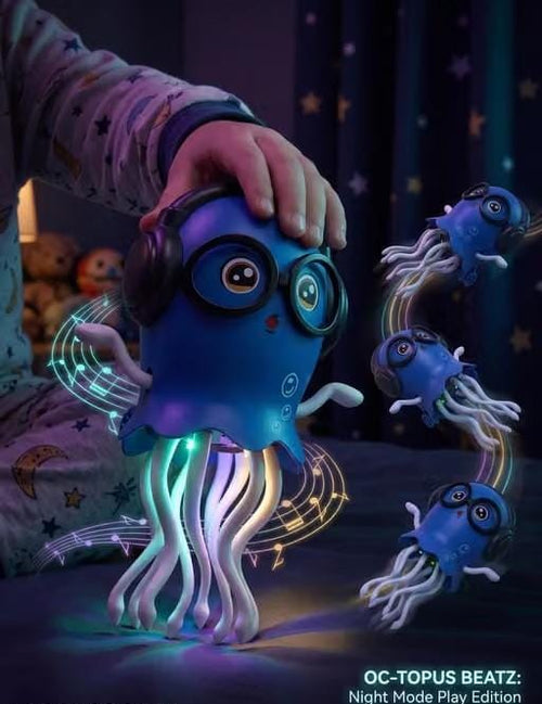 Dancing Jellyfish Toy with Music & Lights — Bump & Go Kids Toy