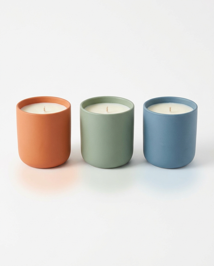 Amber & Fig Candle Trio