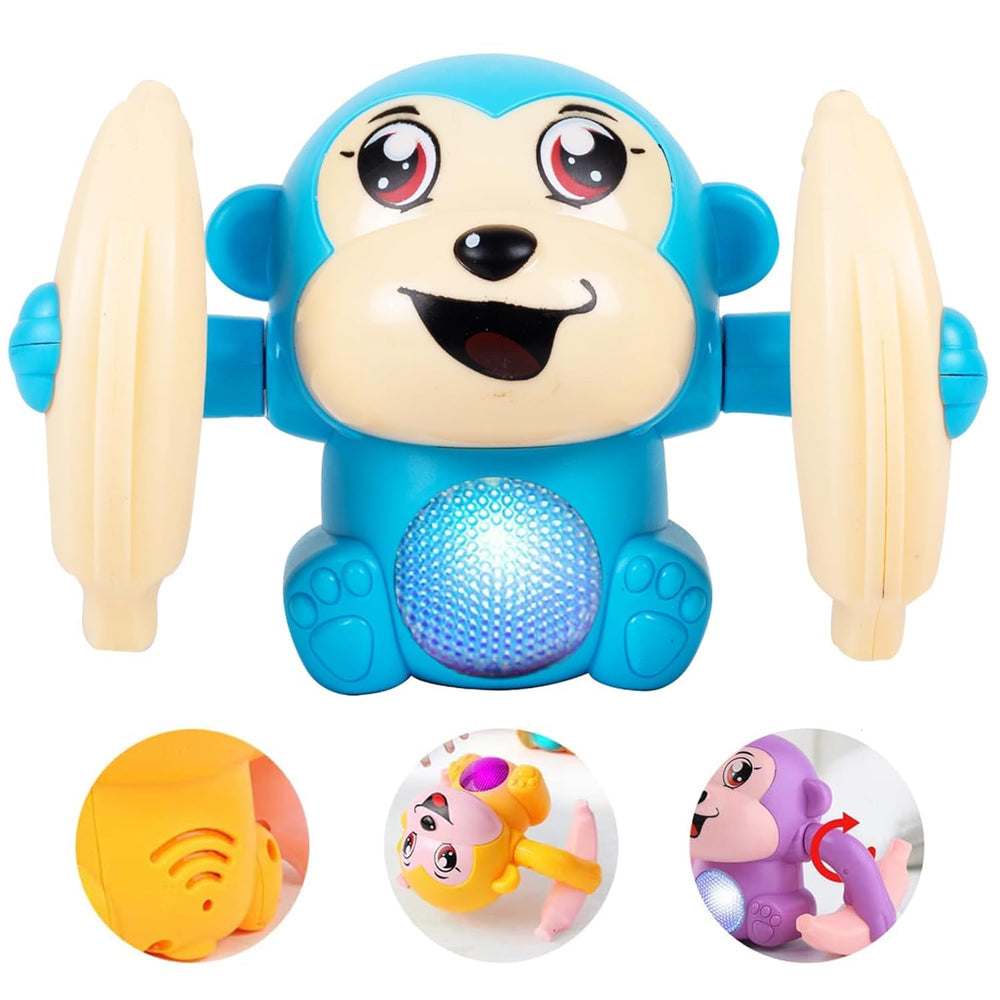 Interactive Dancing Monkey Toy for Kids | Musical Light-Up Moving Monkey with Rotating Arms